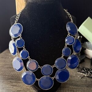 Elegant Blue Statement Necklace